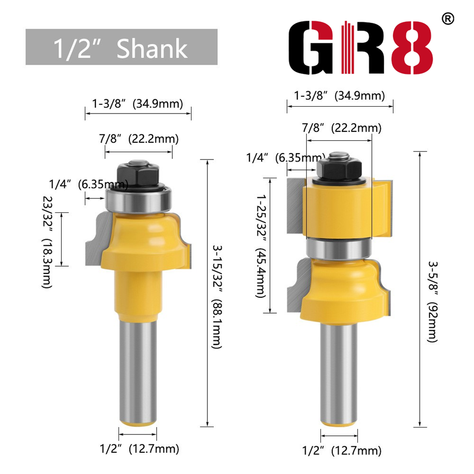 Reversible Window Sash & Door Bit